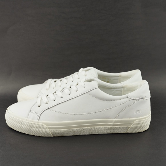 MADEWELL Size 10 Sidewalk Low-Top Sneakers in Pale Parchment $88 ND989 - Picture 6 of 8